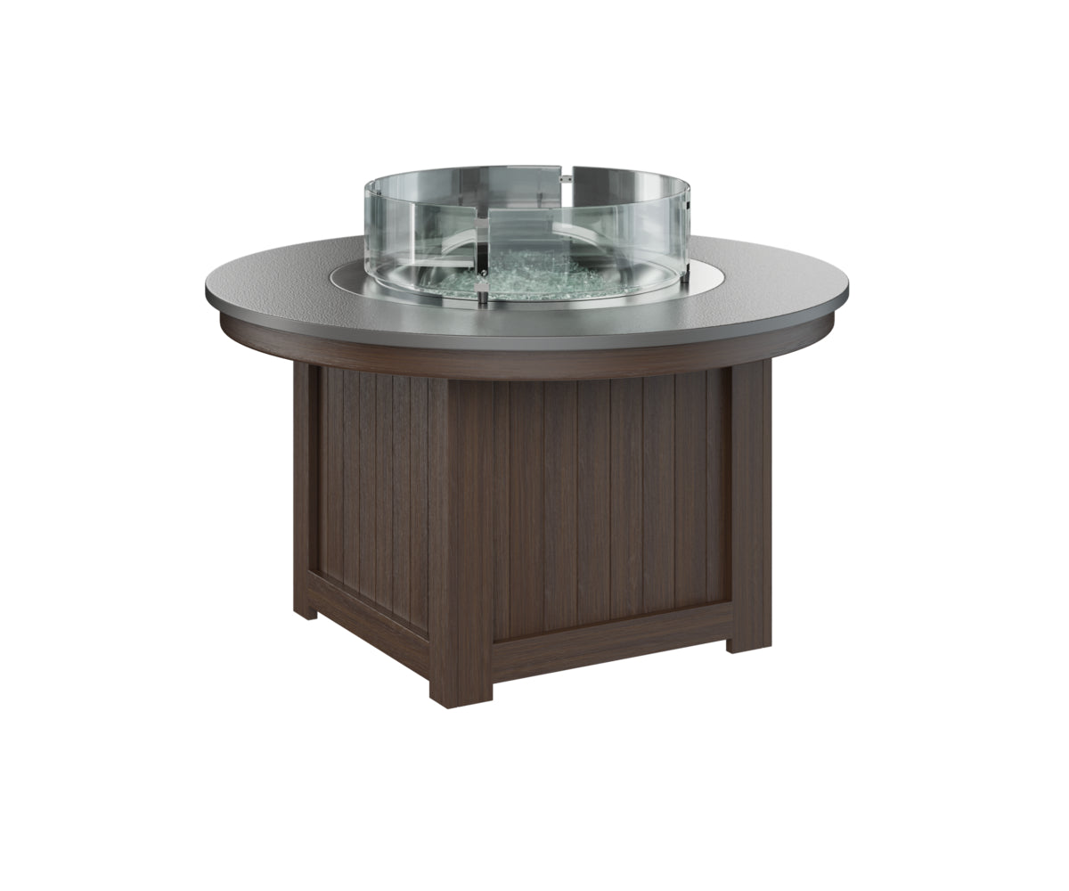Berlin Gardens Donoma 44" Round Fire Pit with Hammered Top