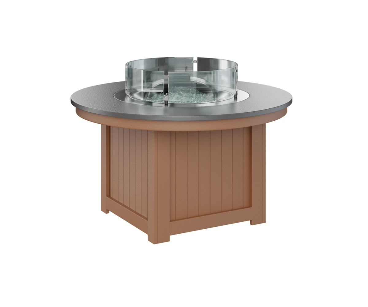 Berlin Gardens Donoma 44" Round Fire Pit with Hammered Top