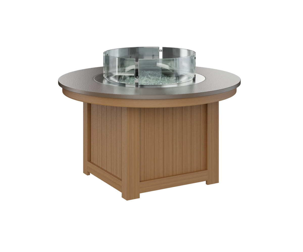 Berlin Gardens Donoma 44" Round Fire Pit with Hammered Top