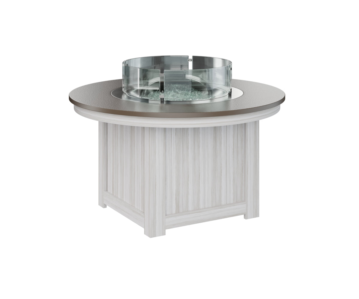 Berlin Gardens Donoma 44" Round Fire Pit with Hammered Top