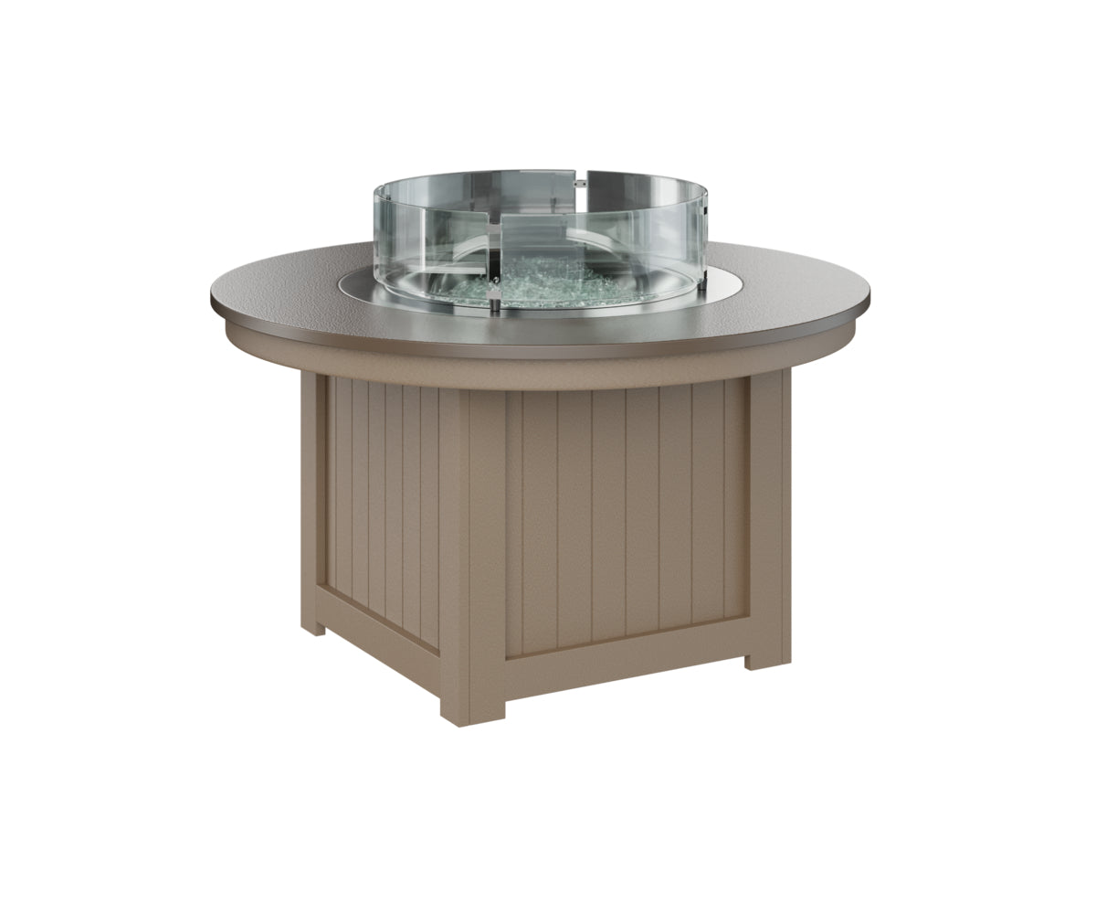 Berlin Gardens Donoma 44" Round Fire Pit with Hammered Top