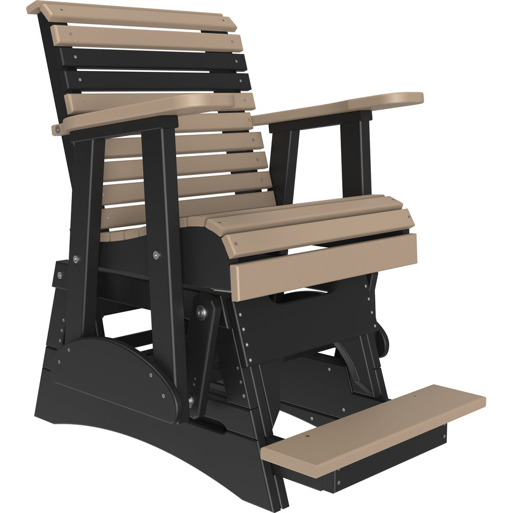 LuxCraft 2' Plain Balcony Glider Chair