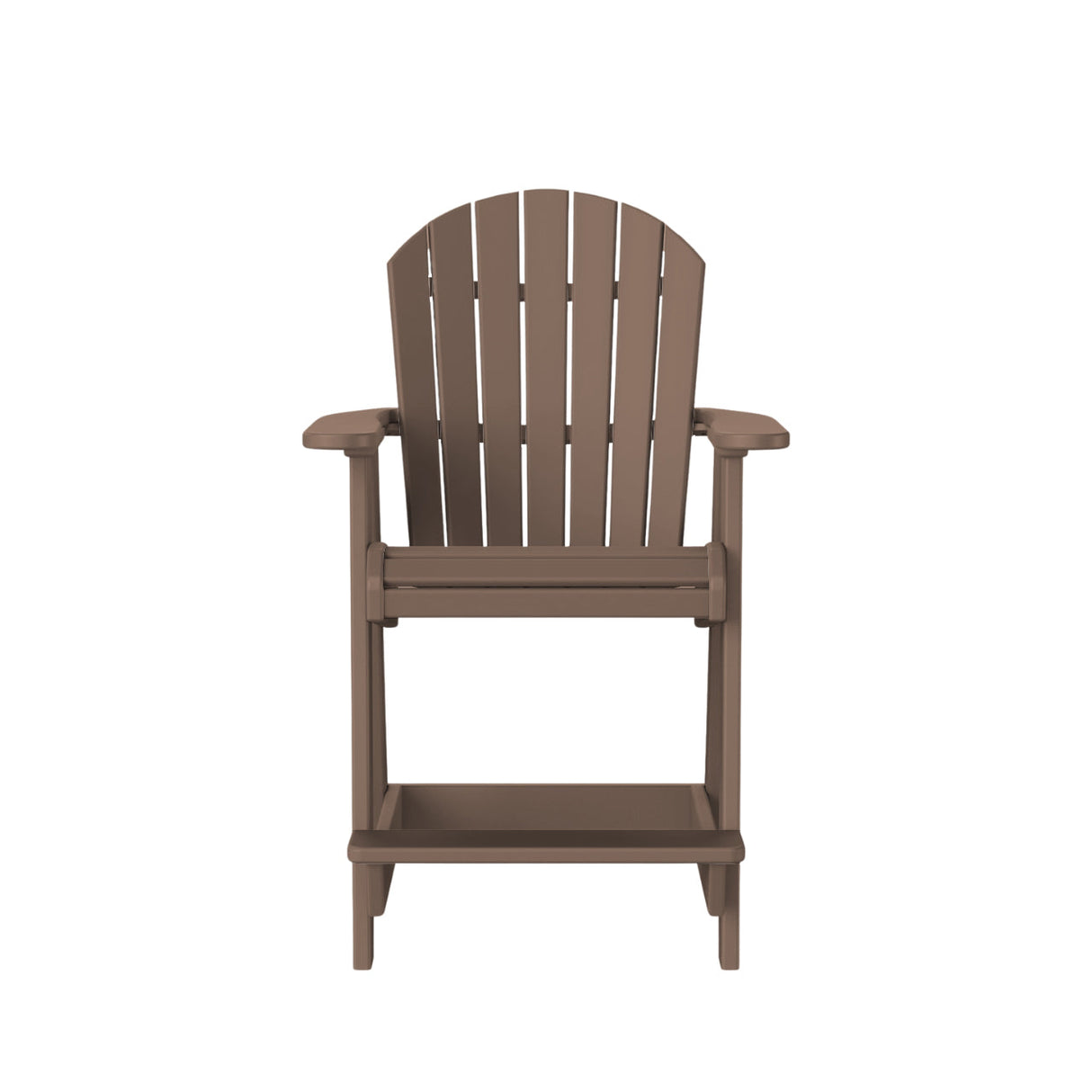 Artifex Fanback Counter Chair, Weatherwood - Quick Ship