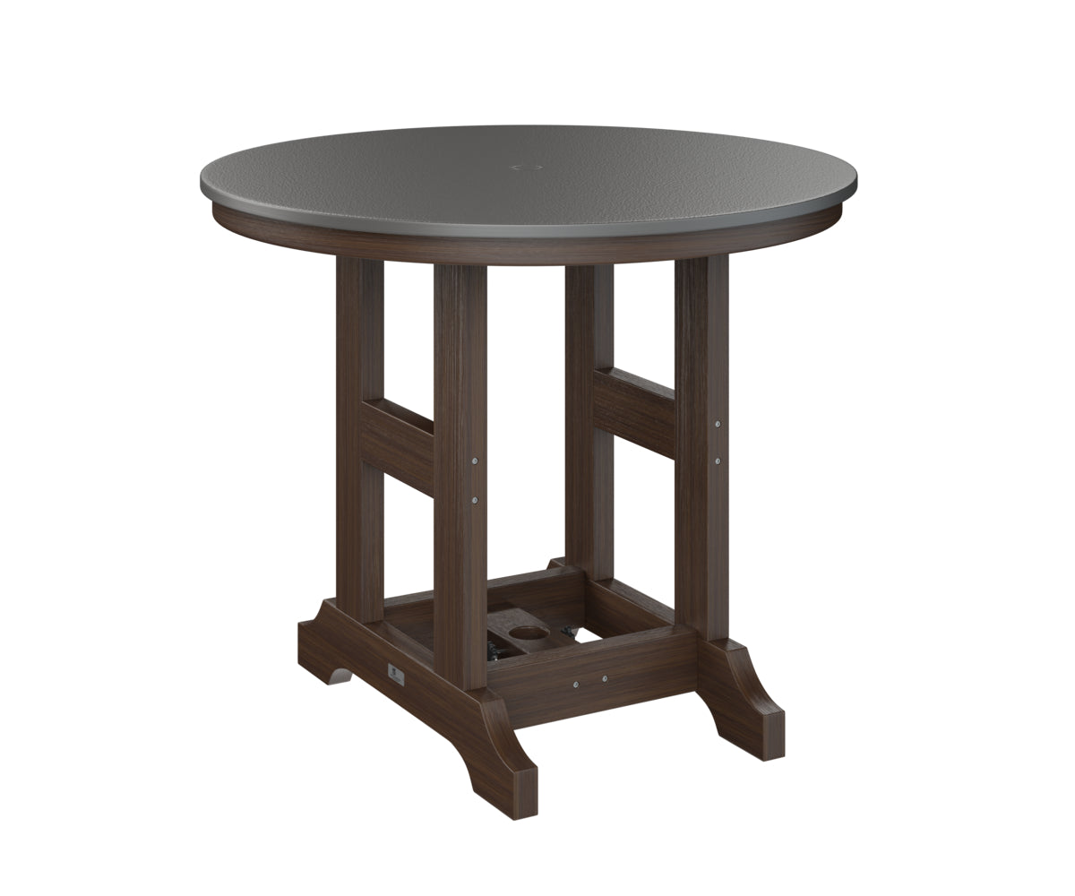 Berlin Gardens Garden Classic 38" Round Dining Table with Hammered Top