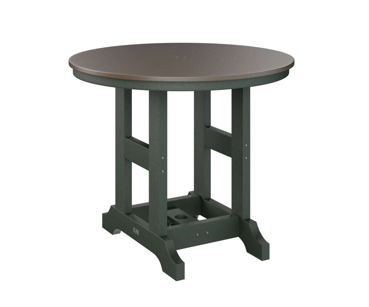 Berlin Gardens Garden Classic 38" Round Bar Table with Hammered Top