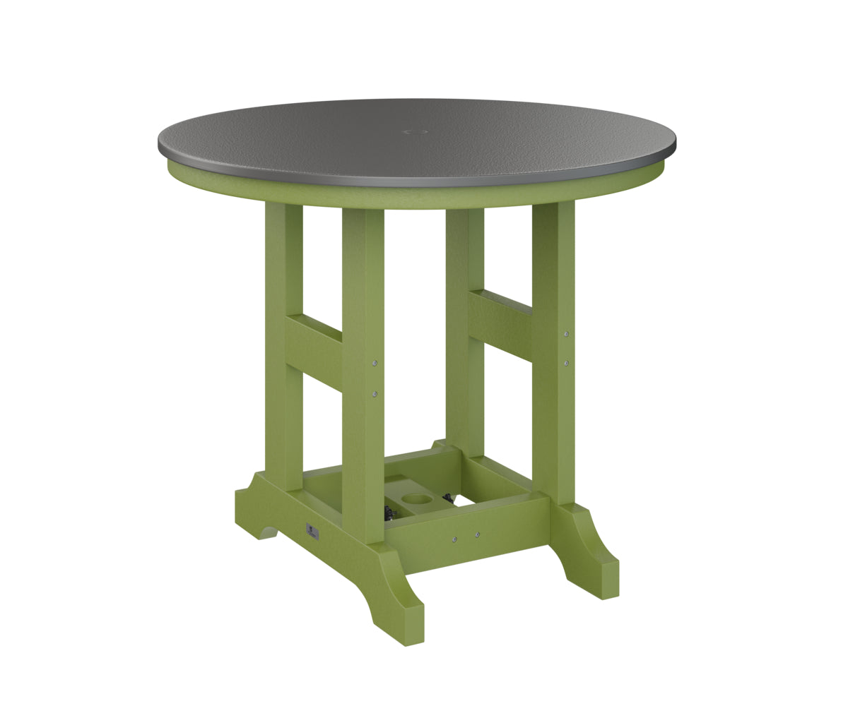 Berlin Gardens Garden Classic 38" Round Dining Table with Hammered Top