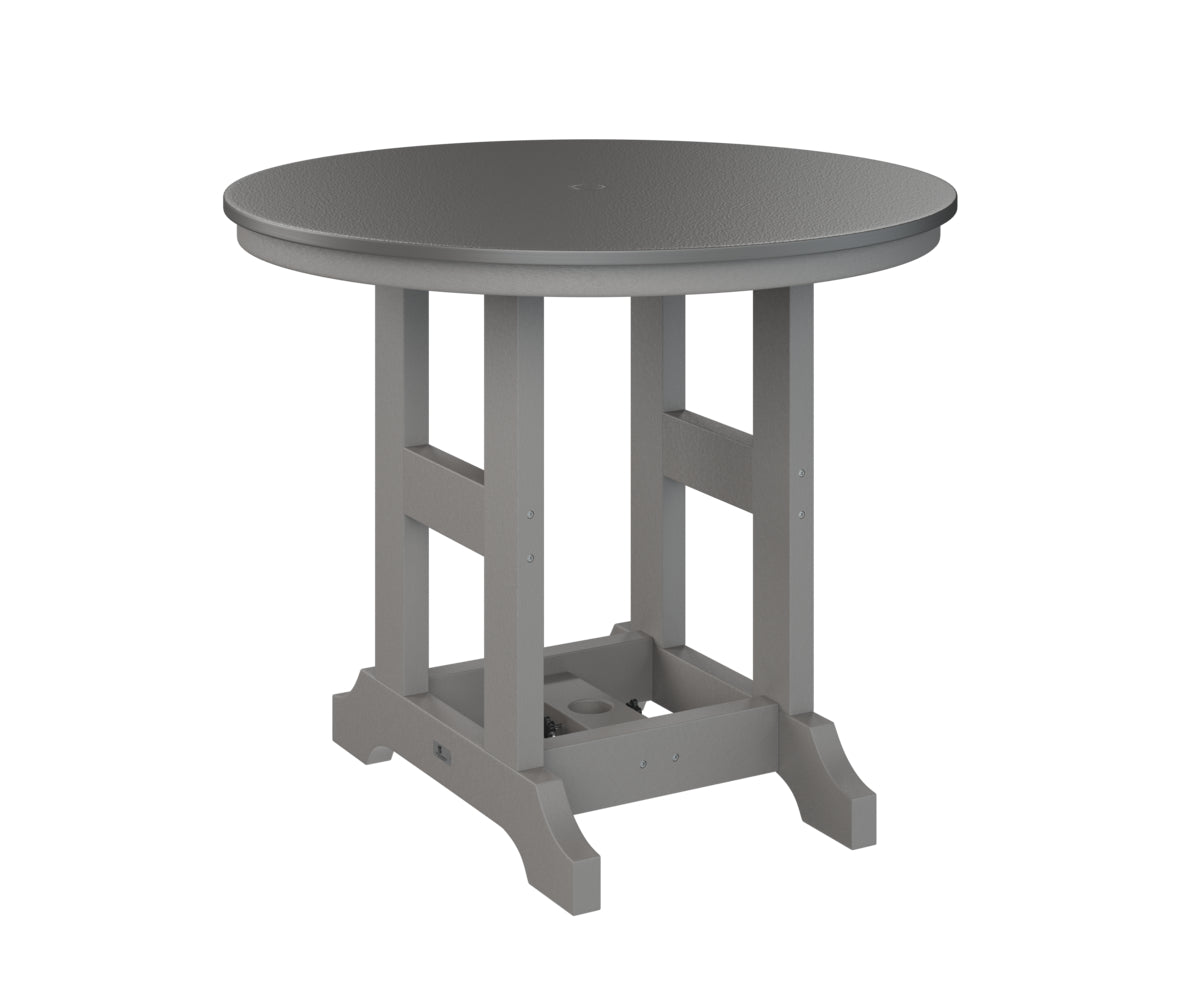 Berlin Gardens Garden Classic 38" Round Dining Table with Hammered Top