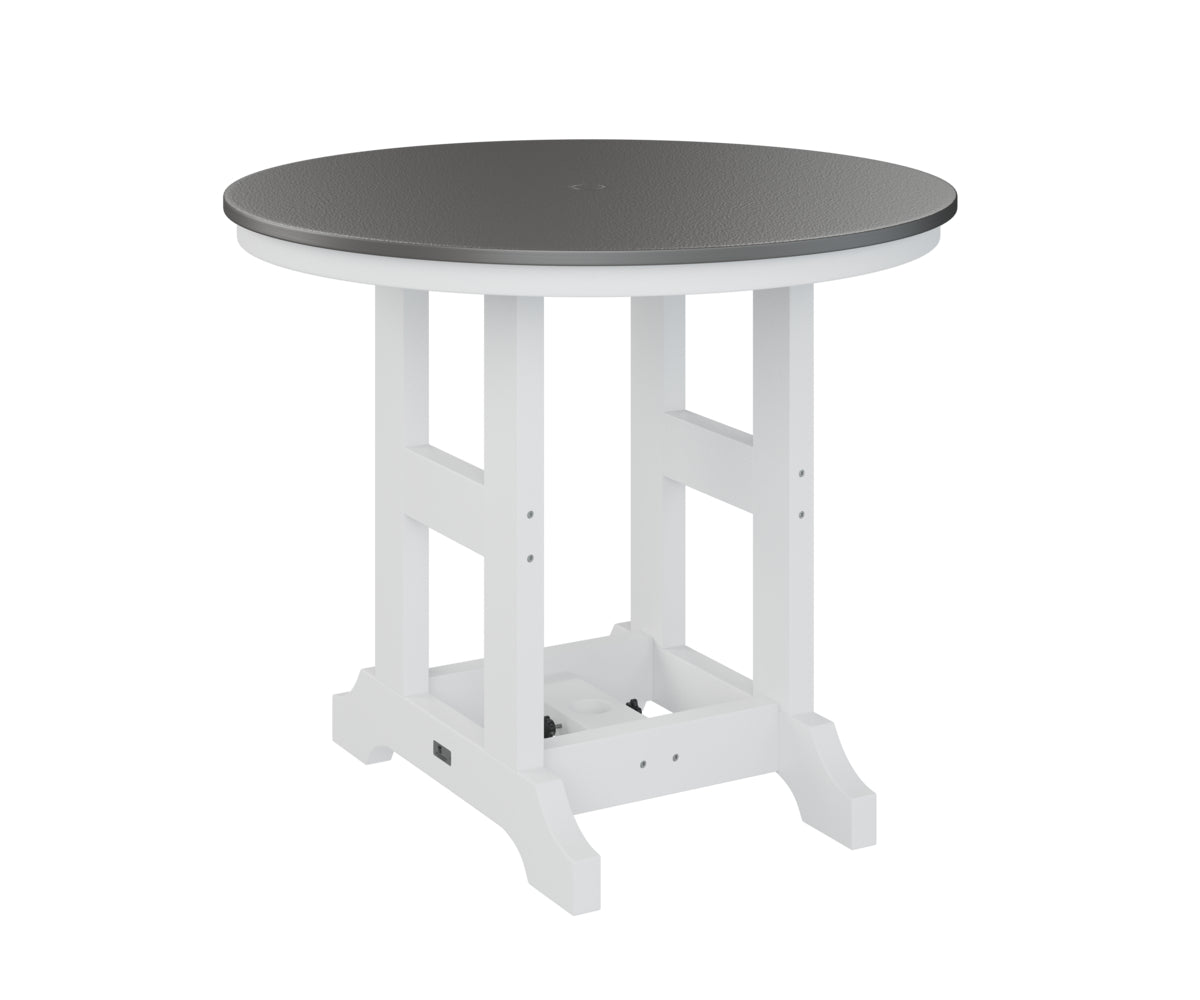 Berlin Gardens Garden Classic 38" Round Dining Table with Hammered Top