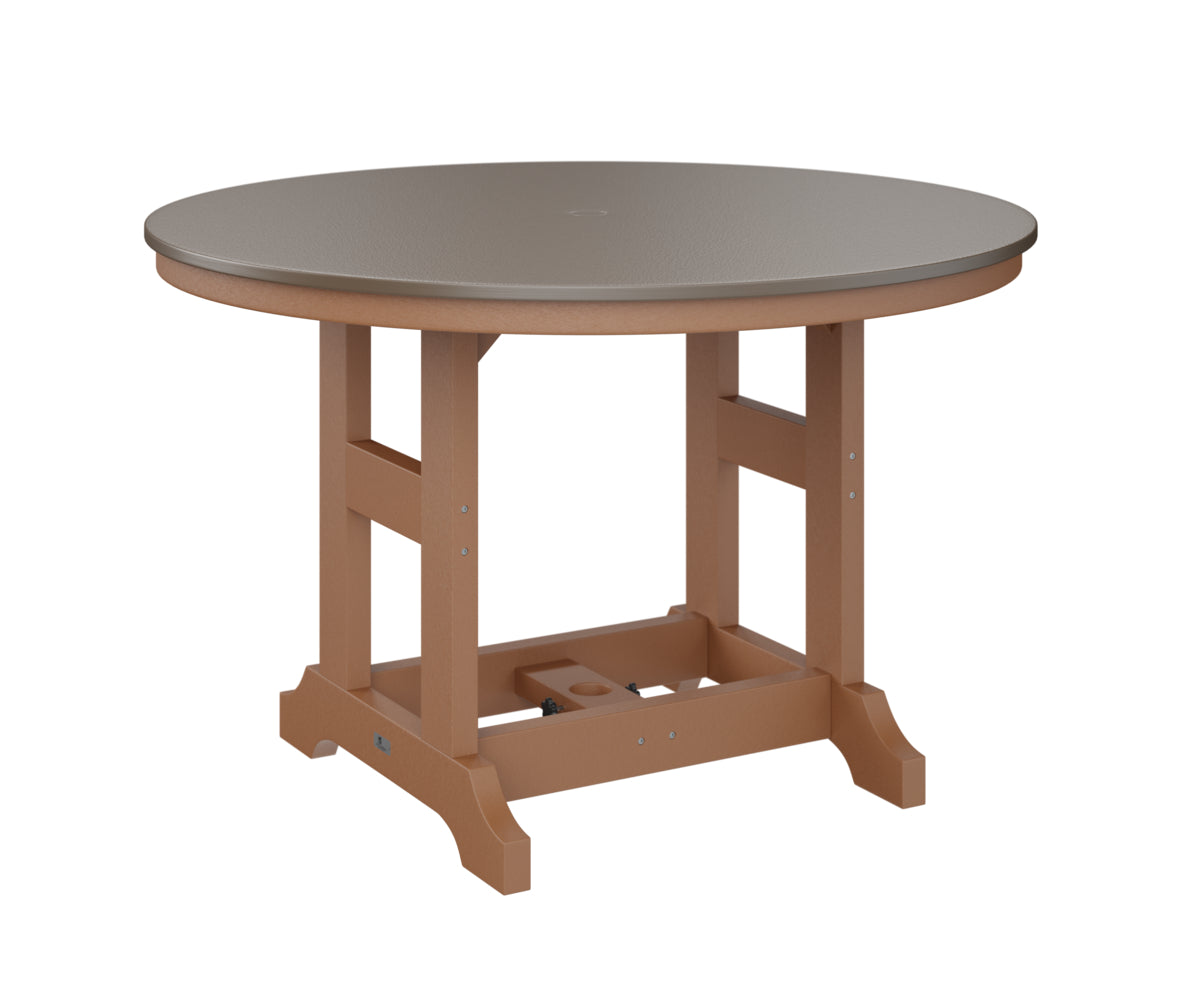 Berlin Gardens Garden Classic 48" Round Dining Table with Hammered Top