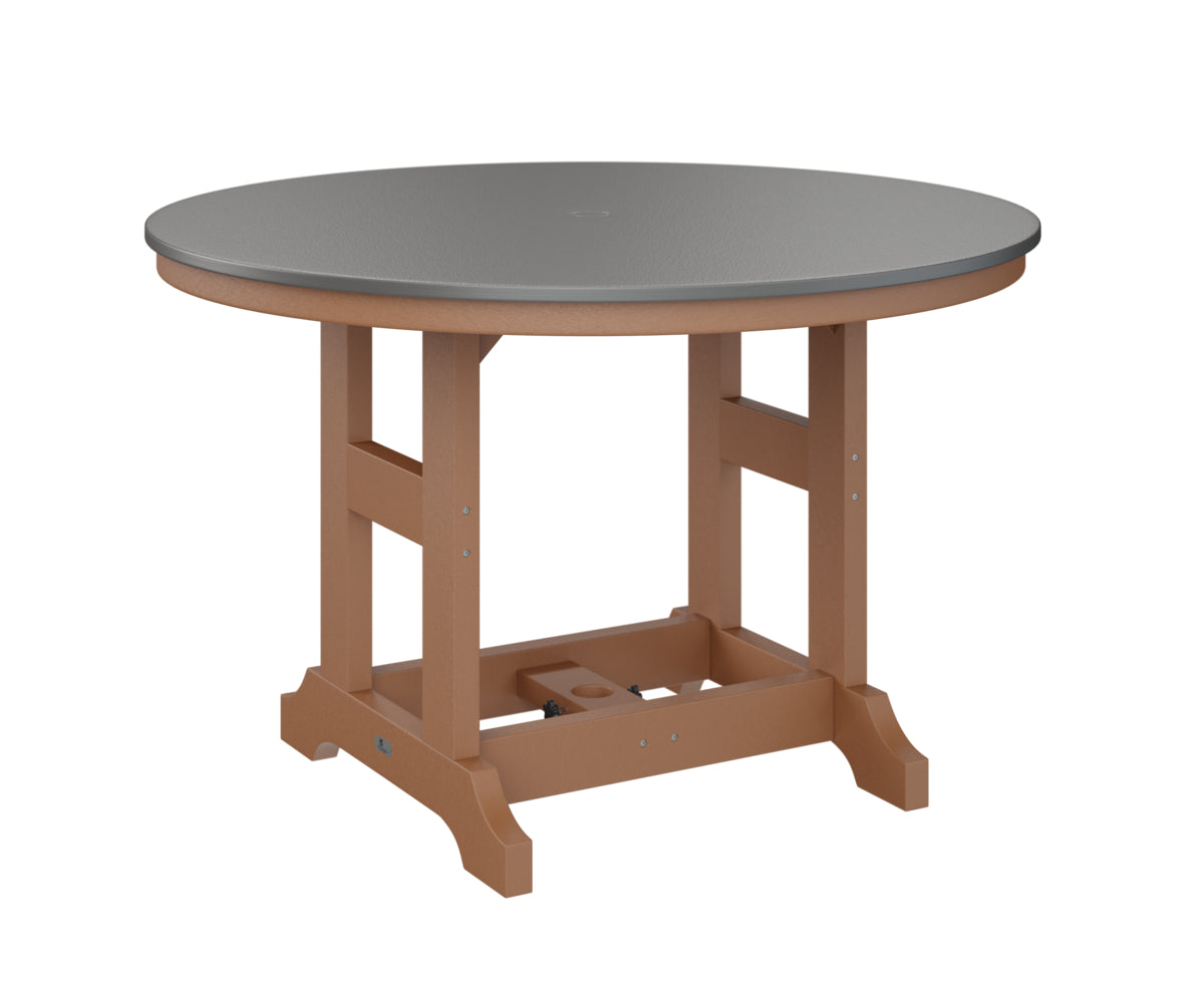 Berlin Gardens Garden Classic 48" Round Dining Table with Hammered Top