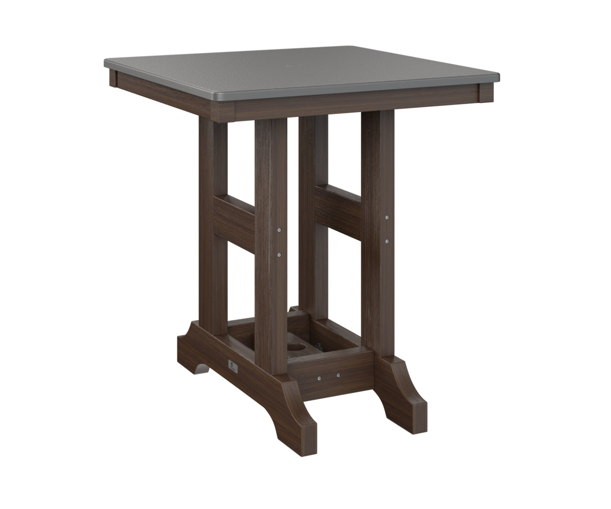 Berlin Gardens Garden Classic 28" Square Dining Table with Hammered Top
