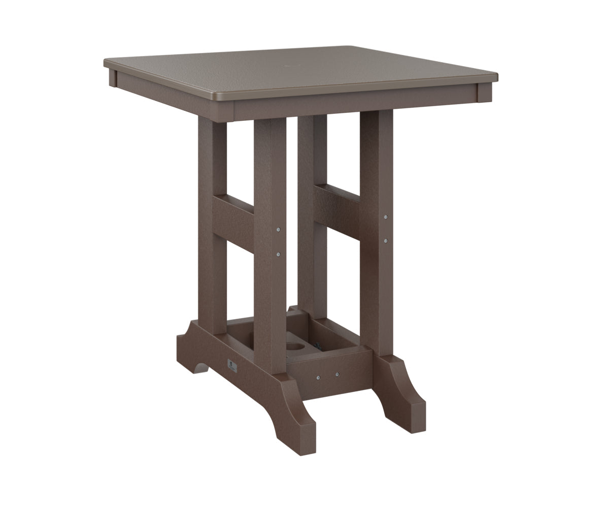 Berlin Gardens Garden Classic 28" Square Dining Table with Hammered Top