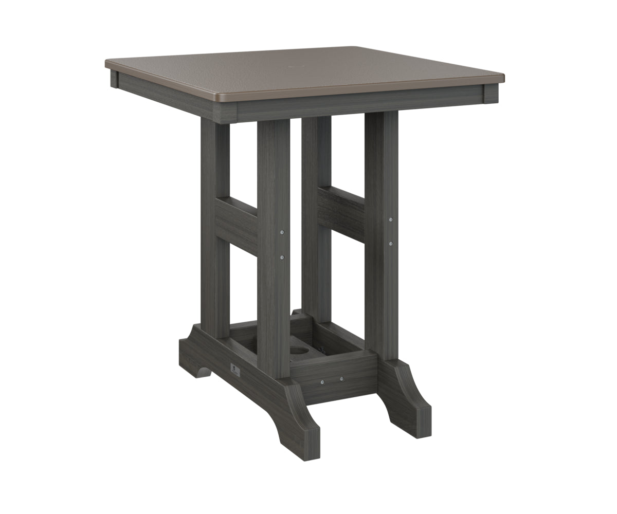 Berlin Gardens Garden Classic 28" Square Dining Table with Hammered Top