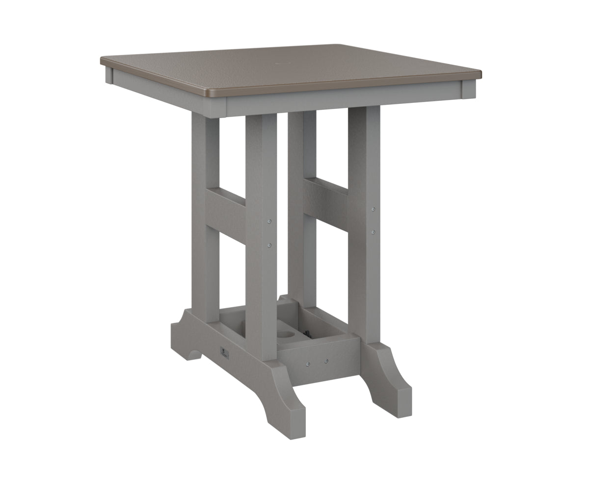 Berlin Gardens Garden Classic 28" Square Dining Table with Hammered Top