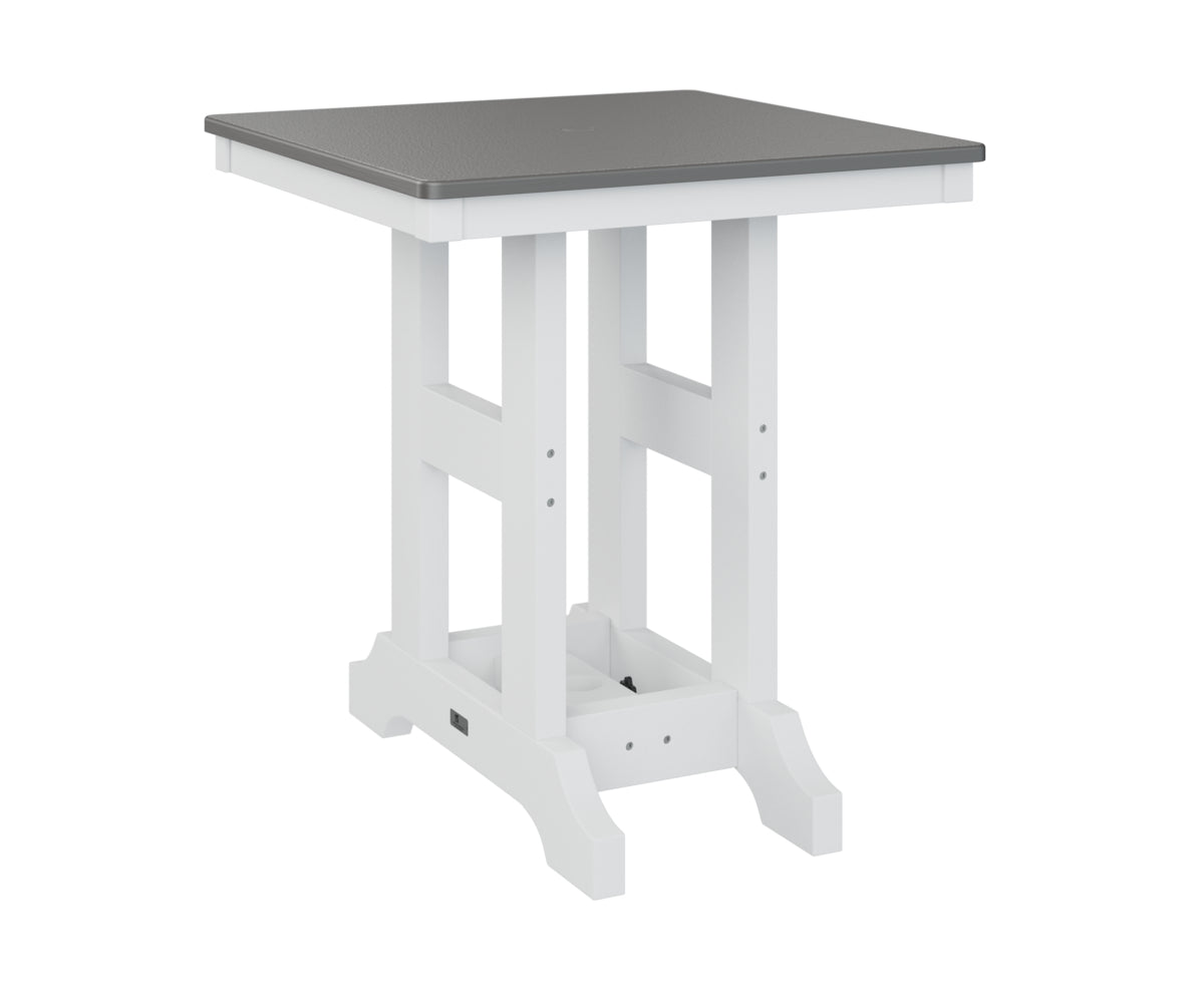 Berlin Gardens Garden Classic 28" Square Counter Table with Hammered Top