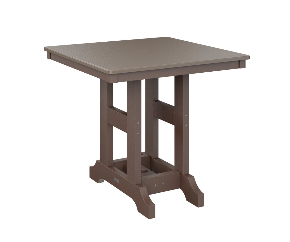 Berlin Gardens Garden Classic 33" Square Counter Table with Hammered Top