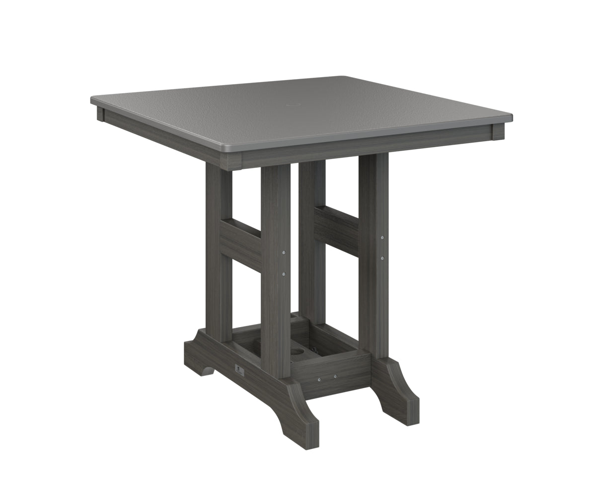 Berlin Gardens Garden Classic 33" Square Dining Table with Hammered Top