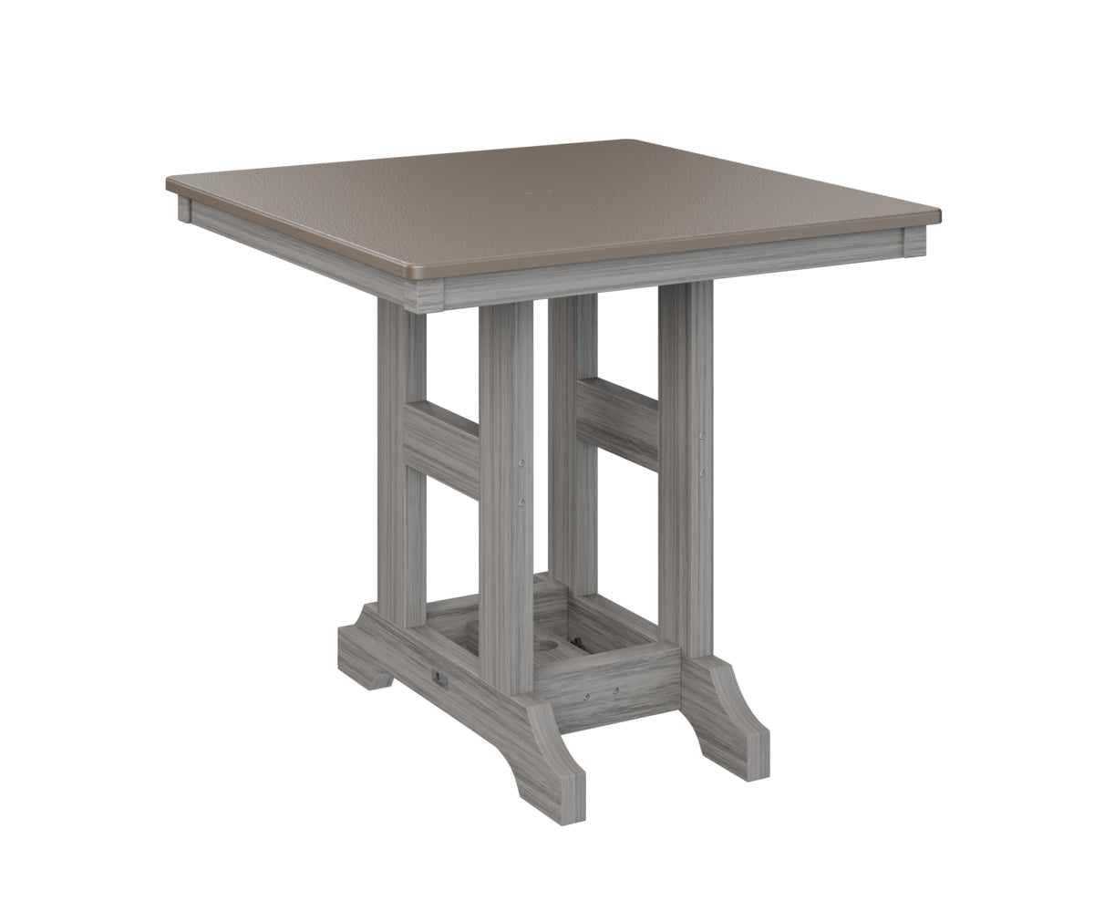 Berlin Gardens Garden Classic 33" Square Counter Table with Hammered Top