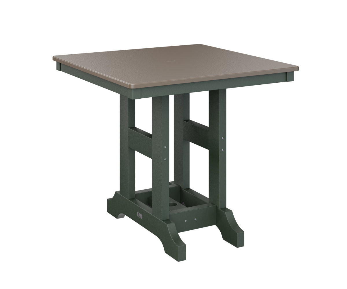 Berlin Gardens Garden Classic 33" Square Counter Table with Hammered Top
