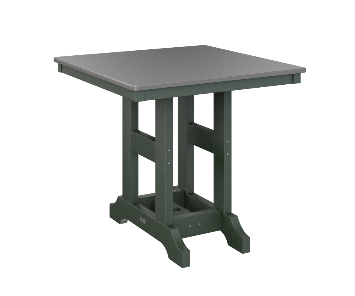 Berlin Gardens Garden Classic 33" Square Counter Table with Hammered Top