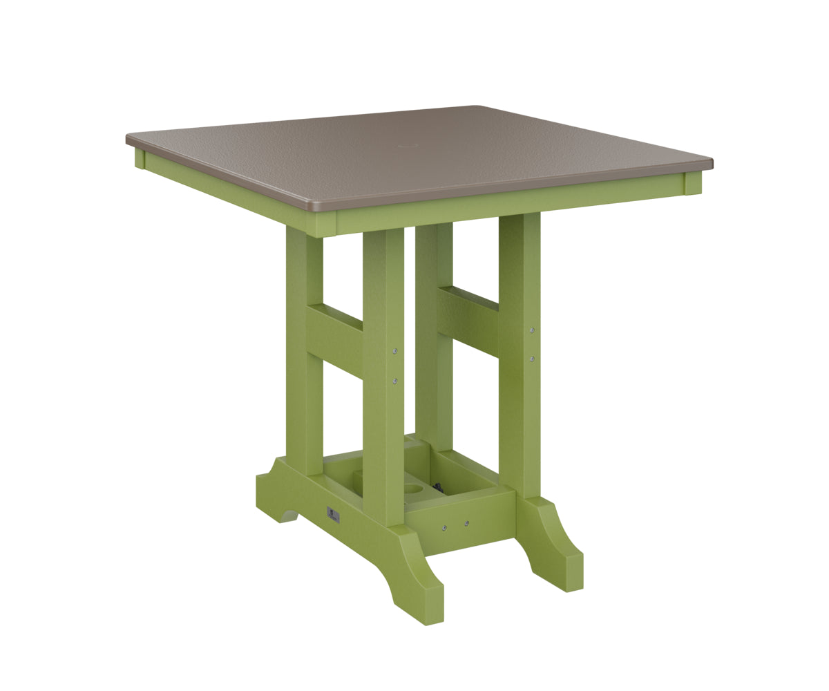 Berlin Gardens Garden Classic 33" Square Counter Table with Hammered Top