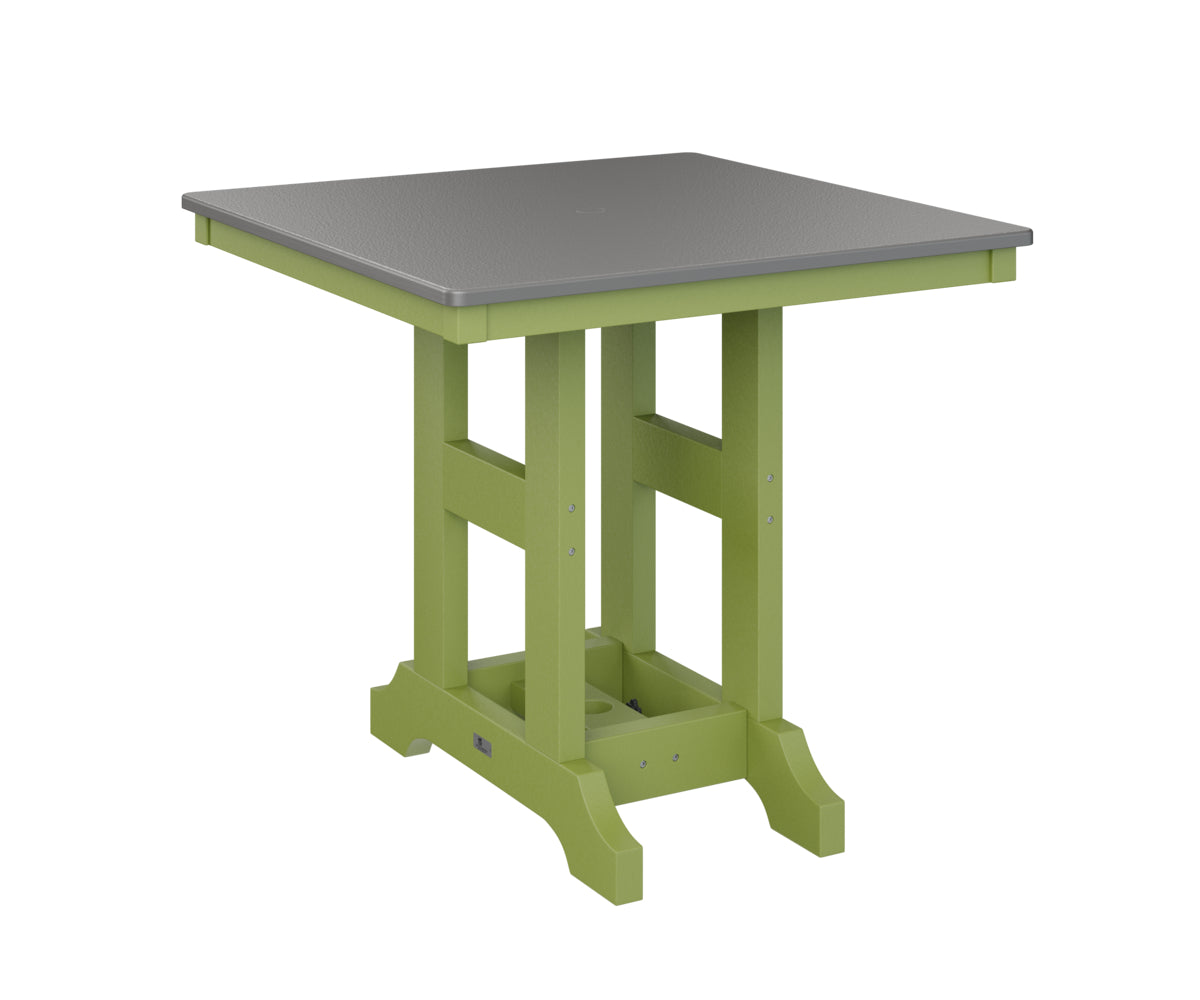 Berlin Gardens Garden Classic 33" Square Counter Table with Hammered Top