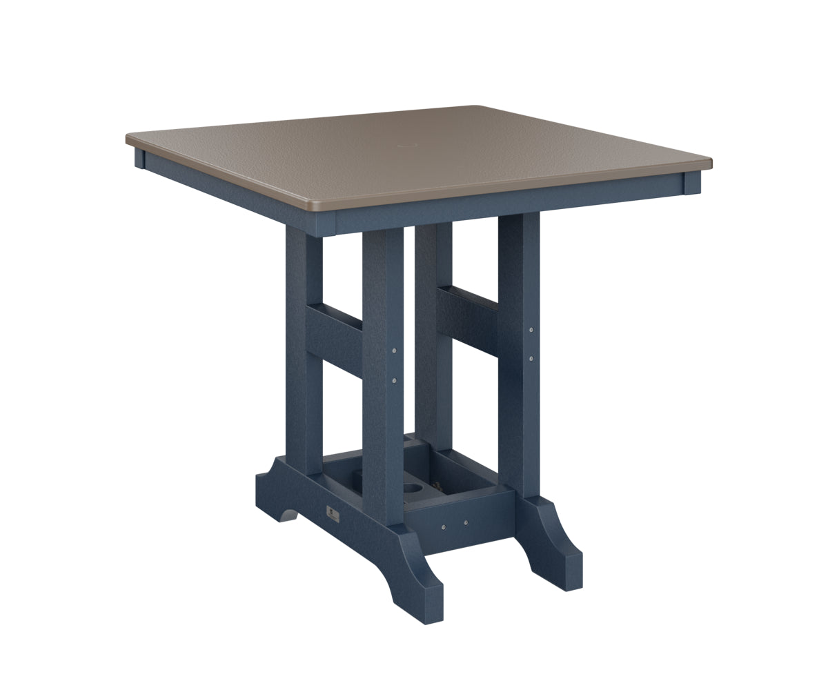 Berlin Gardens Garden Classic 33" Square Counter Table with Hammered Top