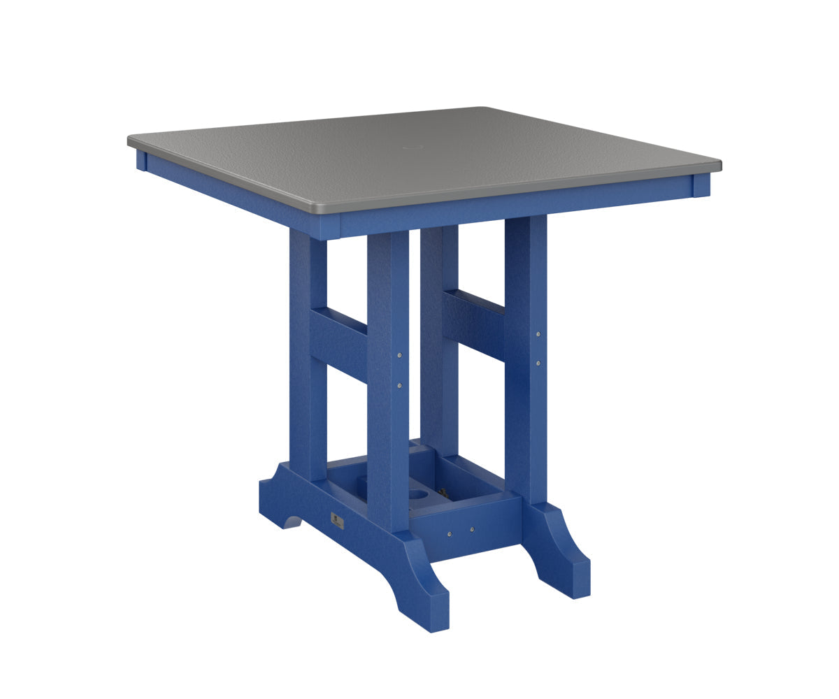 Berlin Gardens Garden Classic 33" Square Dining Table with Hammered Top