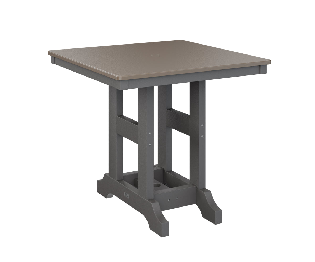 Berlin Gardens Garden Classic 33" Square Counter Table with Hammered Top
