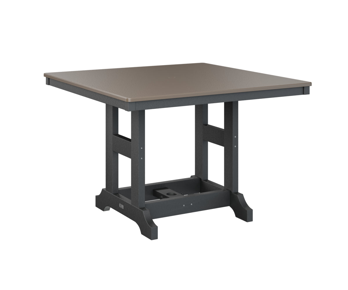 Berlin Gardens Garden Classic 44" Square Bar Table with Hammered Top