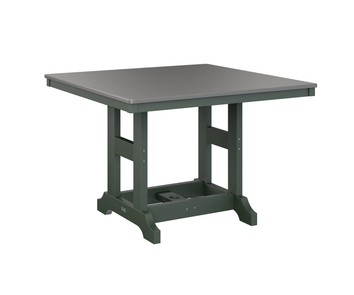 Berlin Gardens Garden Classic 44" Square Bar Table with Hammered Top