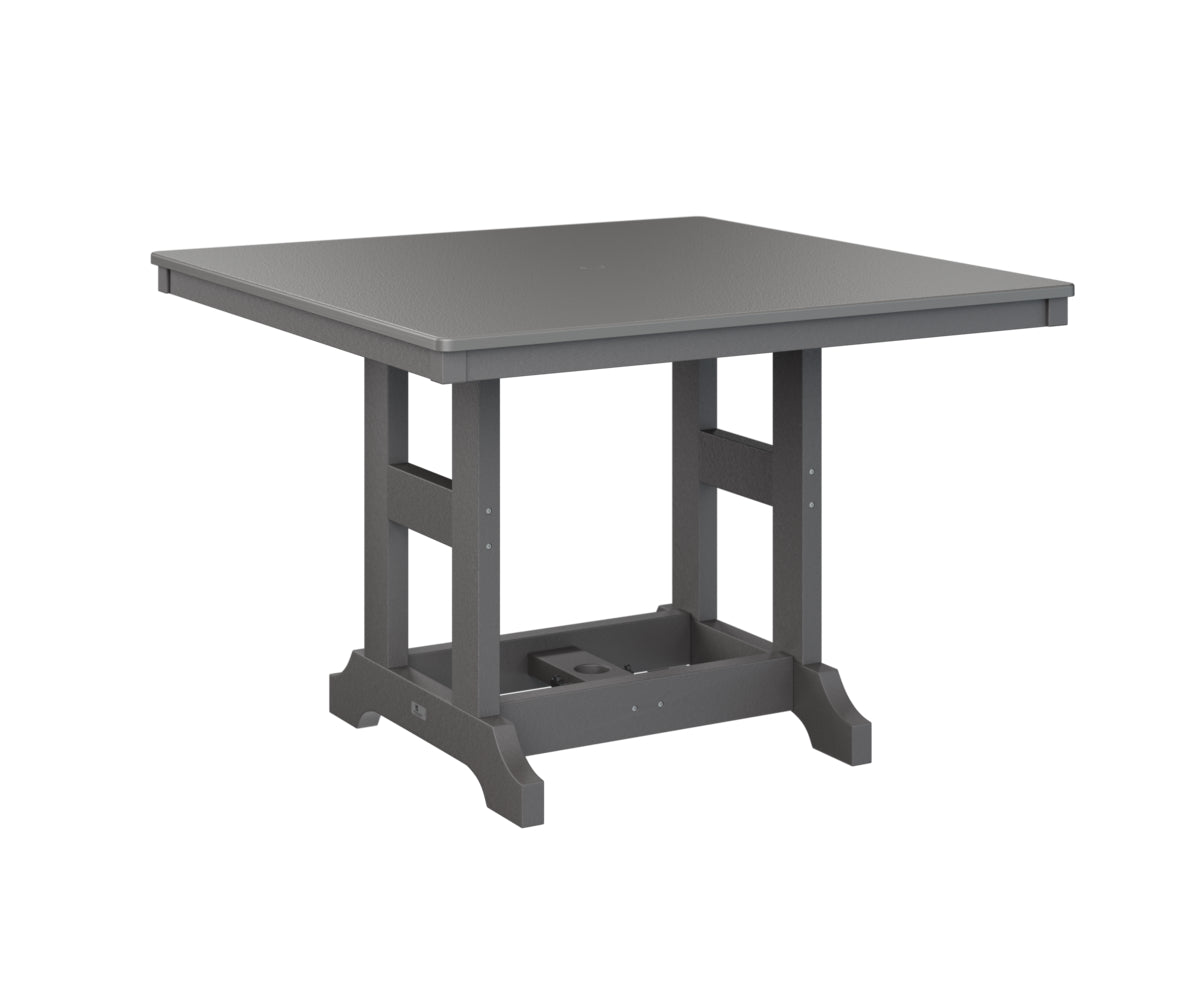 Berlin Gardens Garden Classic 44" Square Bar Table with Hammered Top