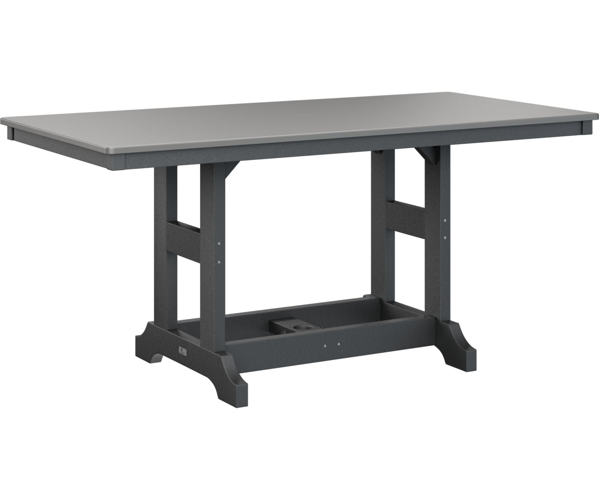 Berlin Gardens Garden Classic 33" x 66" Rectangular Dining Table with Hammered Top