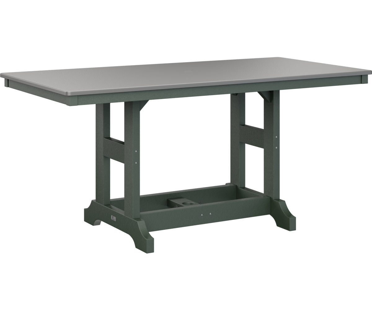 Berlin Gardens Garden Classic 33" x 66" Rectangular Dining Table with Hammered Top