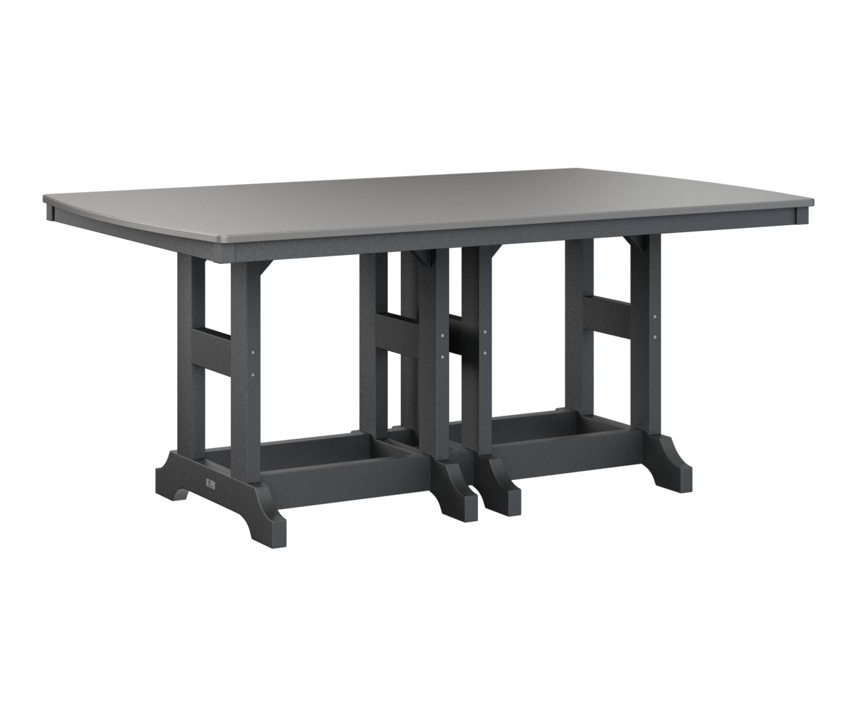 Berlin Gardens Garden Classic 44" x 72" Rectangular Bar Table with Hammered Top