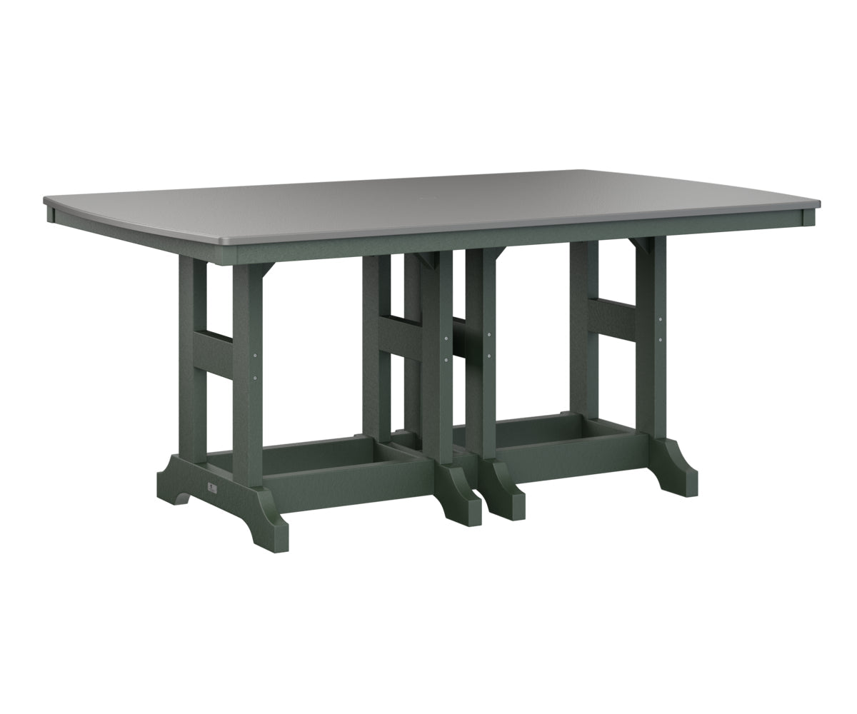 Berlin Gardens Garden Classic 44" x 72" Rectangular Counter Table with Hammered Top
