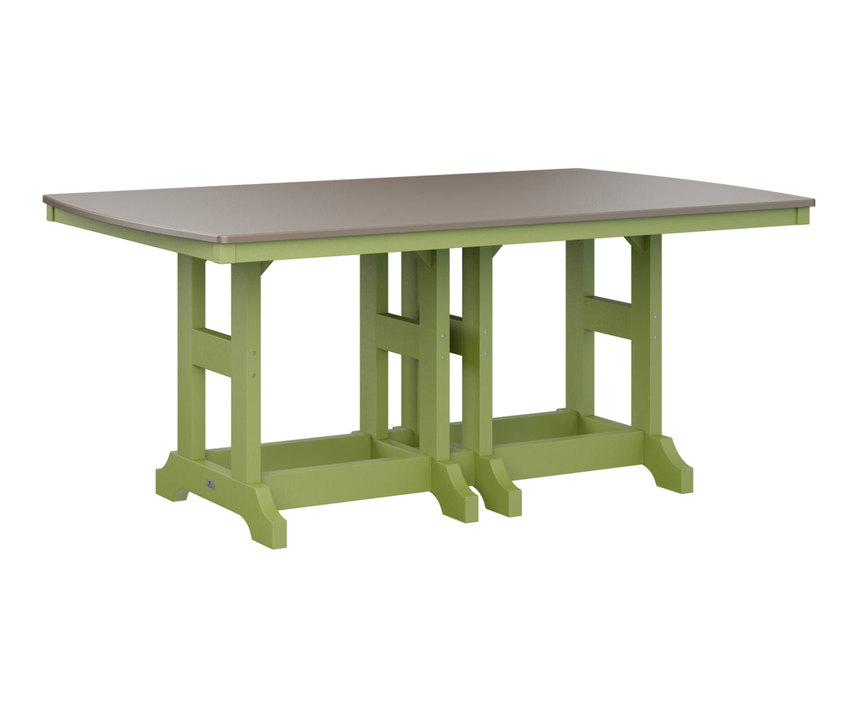 Berlin Gardens Garden Classic 44" x 72" Rectangular Counter Table with Hammered Top
