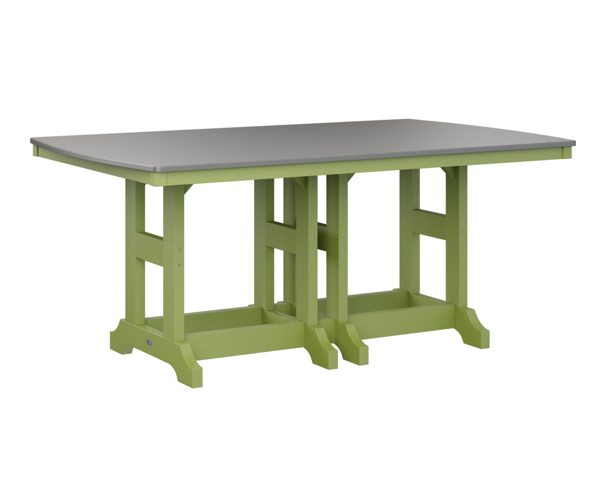 Berlin Gardens Garden Classic 44" x 72" Rectangular Counter Table with Hammered Top