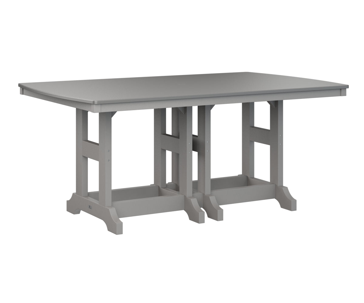 Berlin Gardens Garden Classic 44" x 72" Rectangular Counter Table with Hammered Top