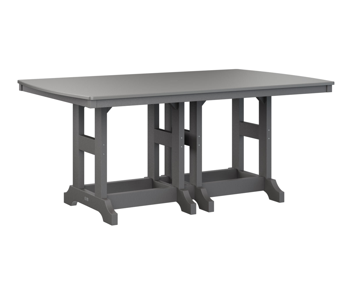 Berlin Gardens Garden Classic 44" x 72" Rectangular Counter Table with Hammered Top