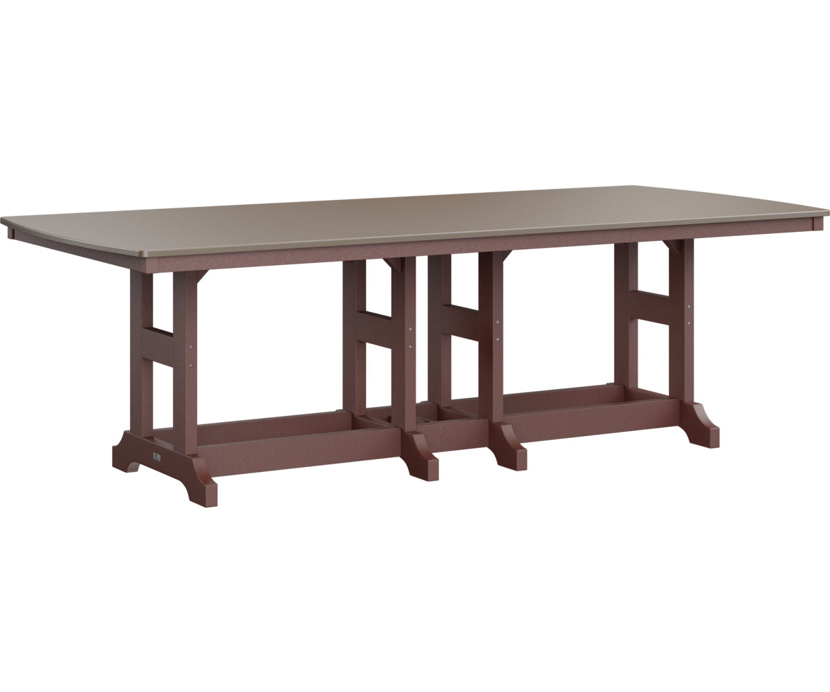 Berlin Gardens Garden Classic 44" x 96" Rectangular Bar Table with Hammered Top