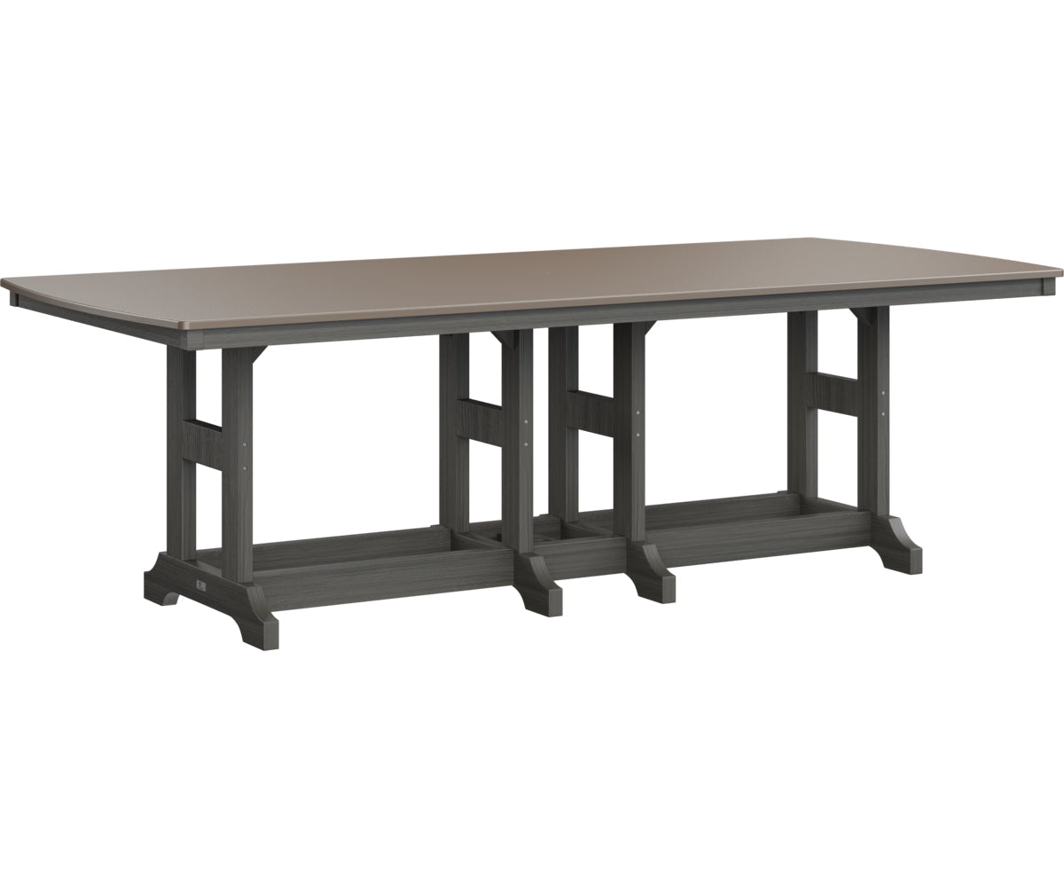 Berlin Gardens Garden Classic 44" x 96" Rectangular Bar Table with Hammered Top