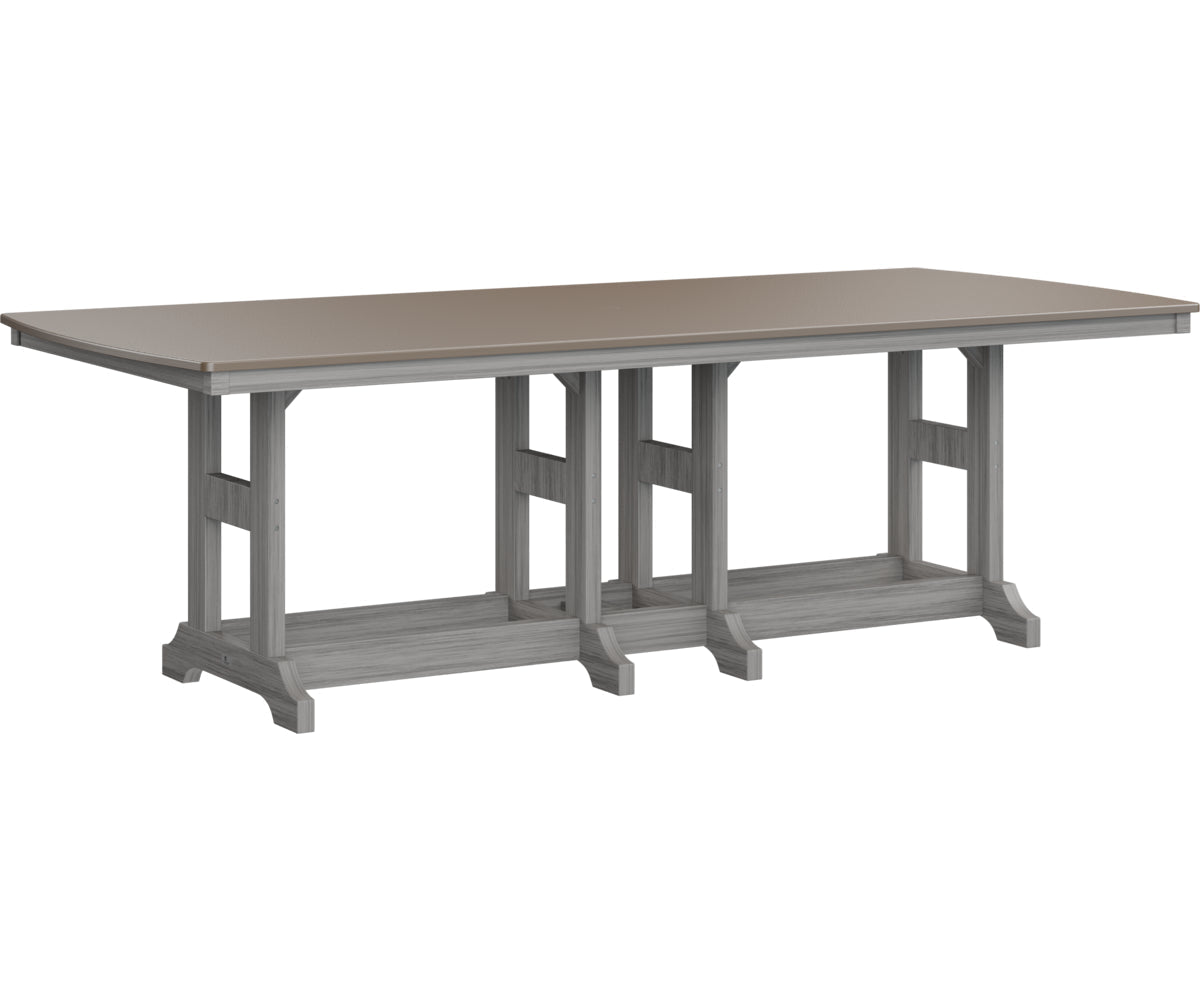 Berlin Gardens Garden Classic 44" x 96" Rectangular Bar Table with Hammered Top