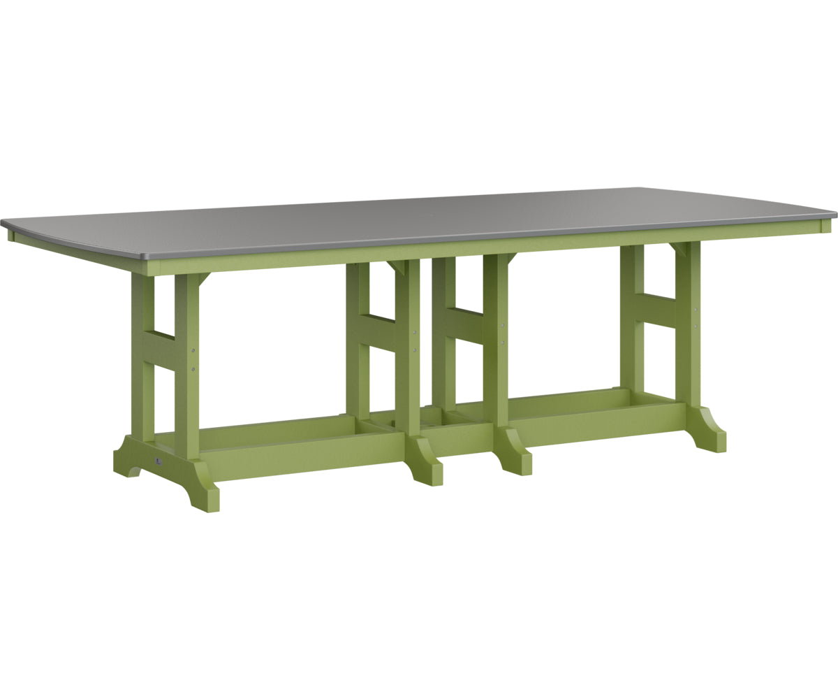 Berlin Gardens Garden Classic 44" x 96" Rectangular Bar Table with Hammered Top