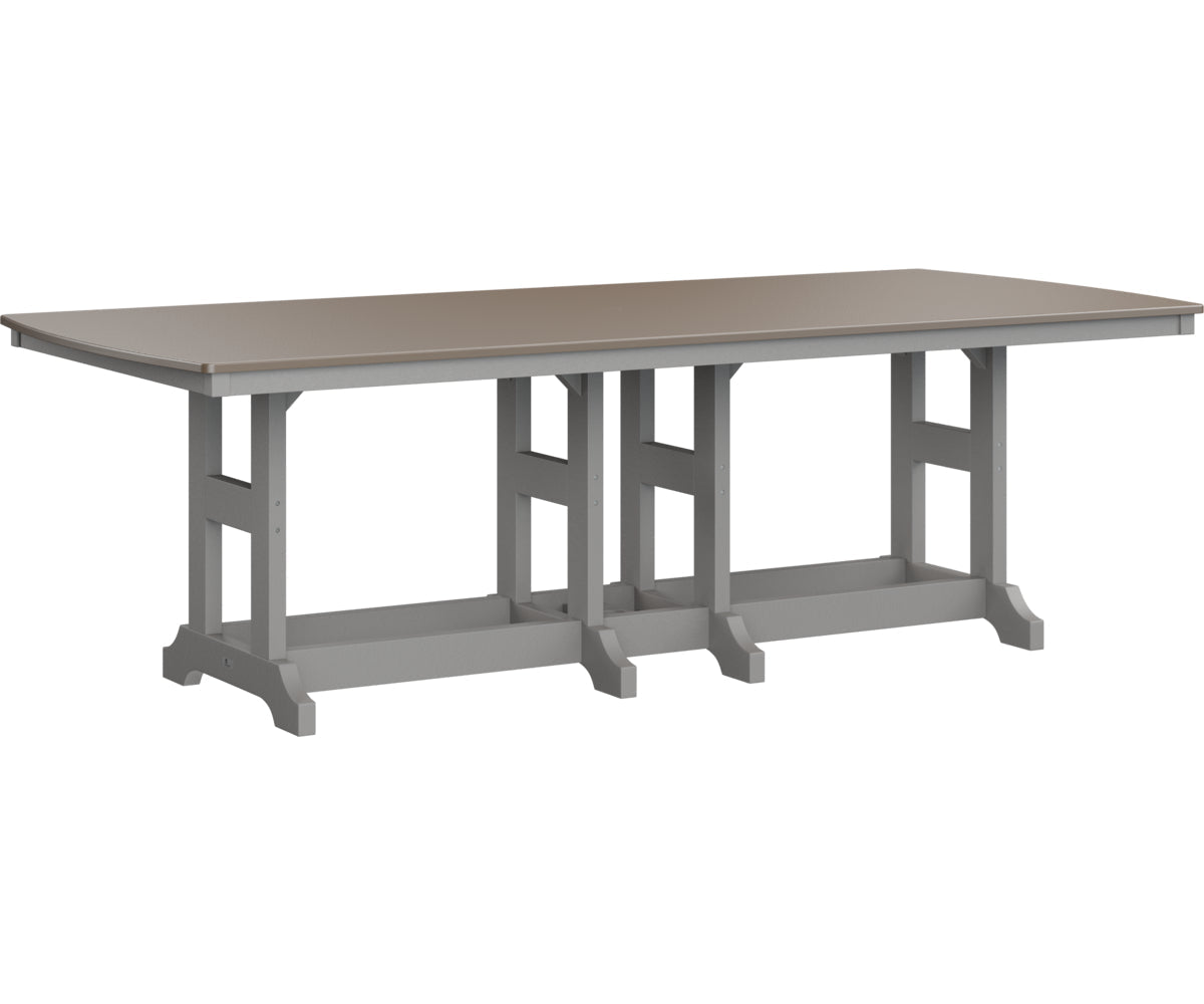 Berlin Gardens Garden Classic Bar Height 44" x 96" Rectangular Table with Hammered Top