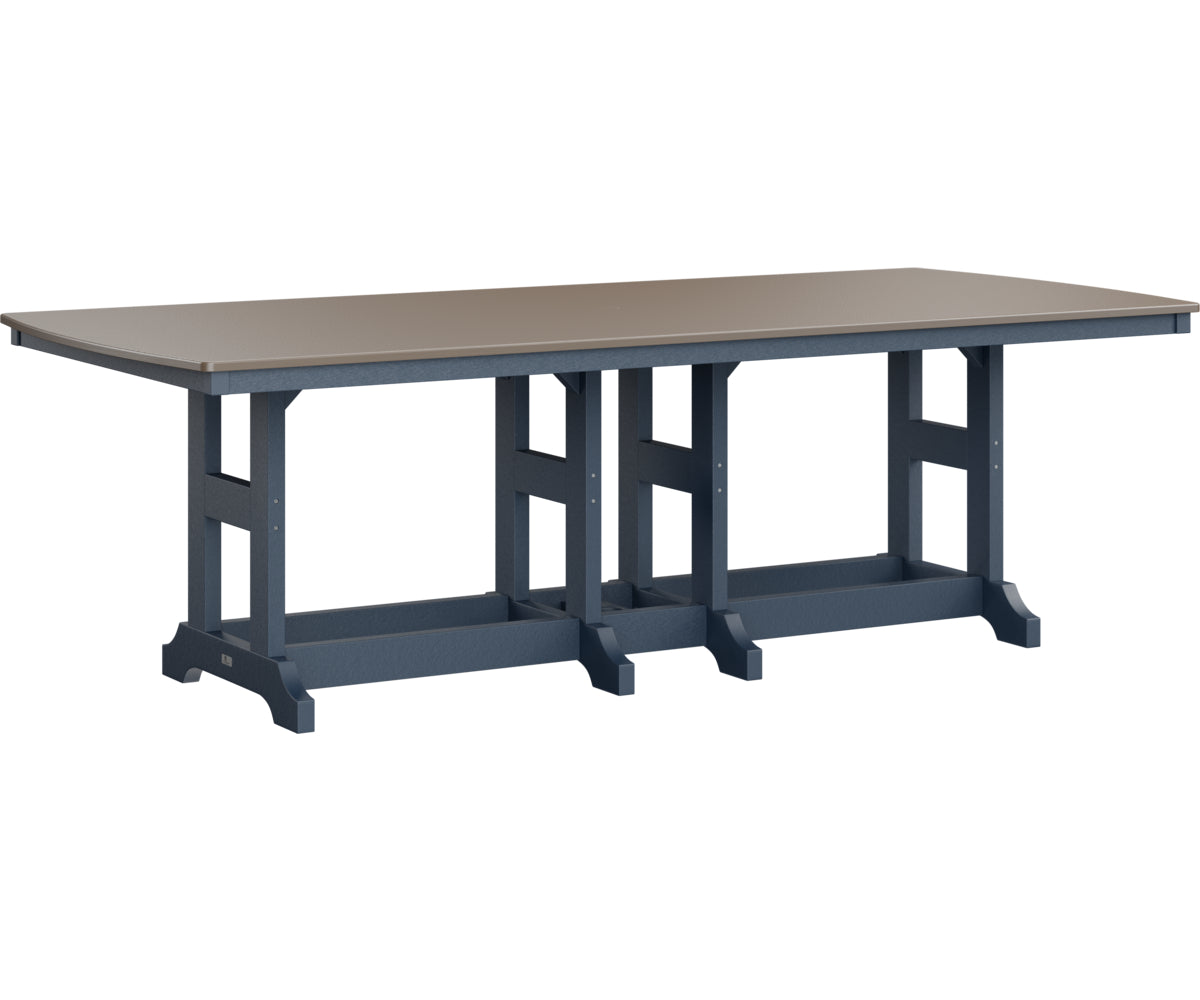 Berlin Gardens Garden Classic 44" x 96" Rectangular Bar Table with Hammered Top