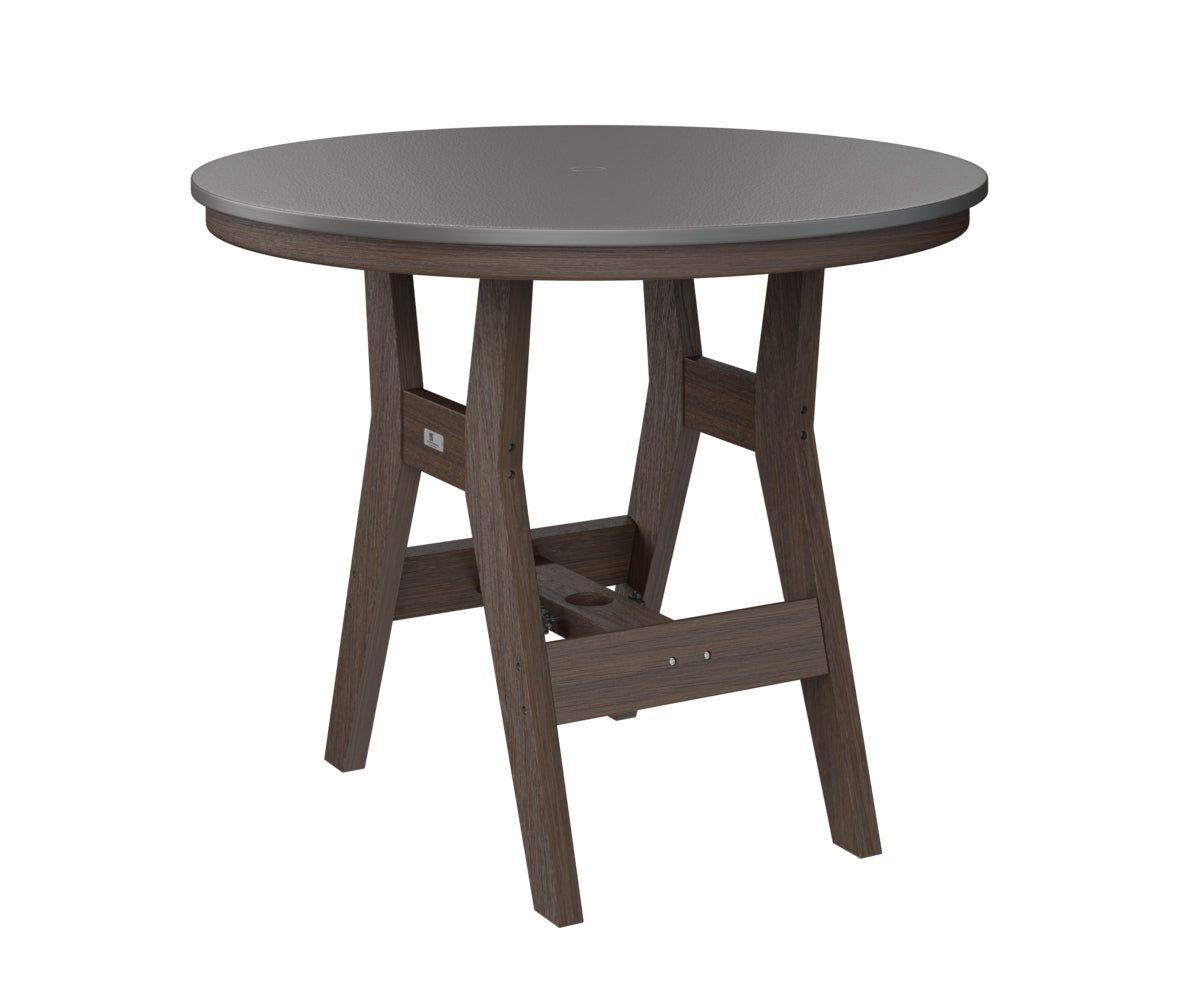 Berlin Gardens Harbor Counter Tables 38" Round Counter Table with Hammered Top