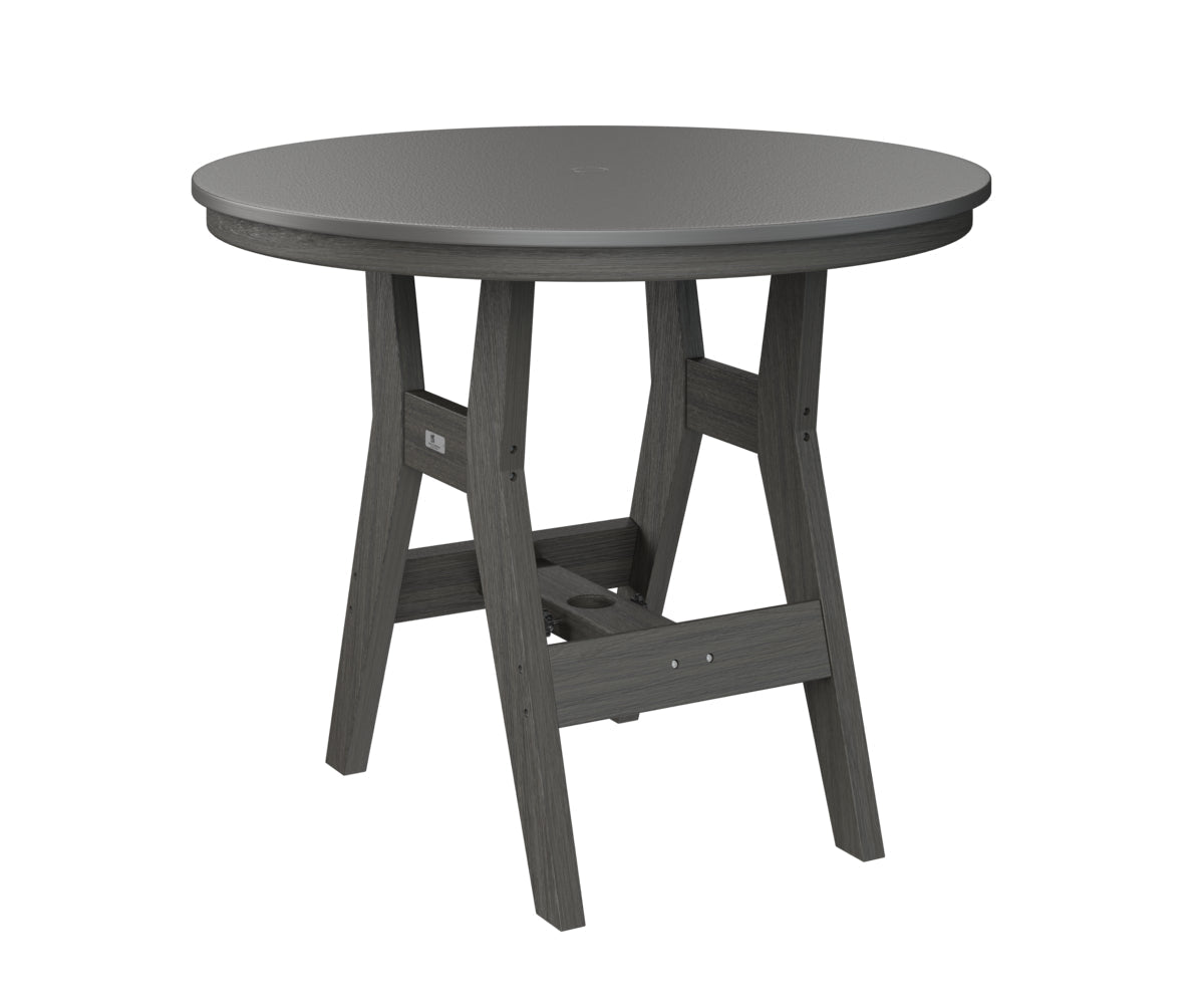 Berlin Gardens Harbor Counter Tables 38" Round Counter Table with Hammered Top