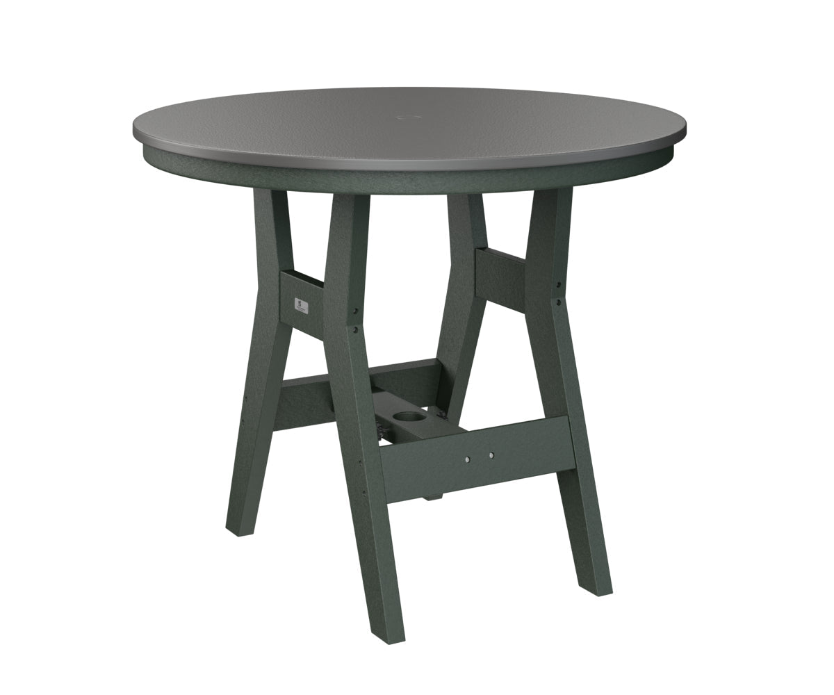 Berlin Gardens Harbor Bar Tables 38" Round Bar Table with Hammered Top
