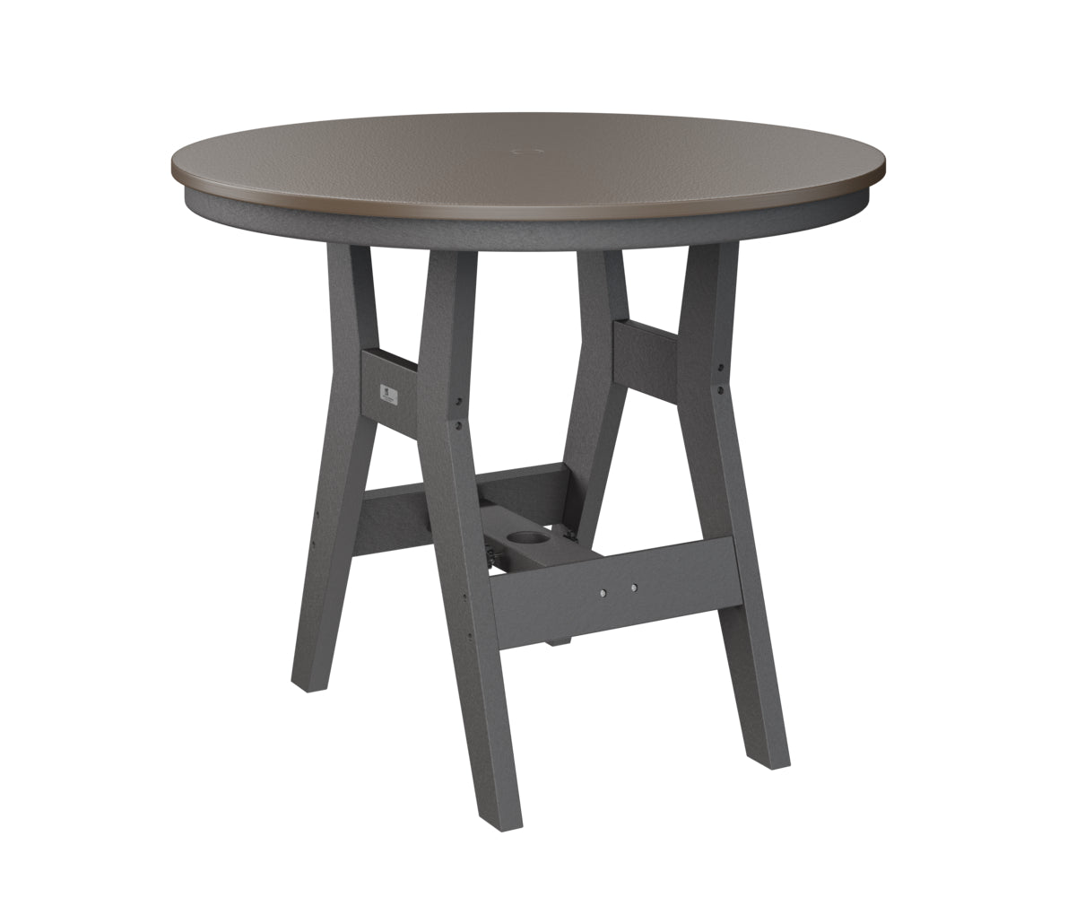 Berlin Gardens Harbor Counter Tables 38" Round Counter Table with Hammered Top